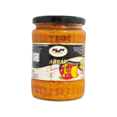 Айвар от печена капия и патладжан – лют 