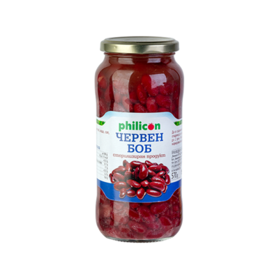 Боб, червен